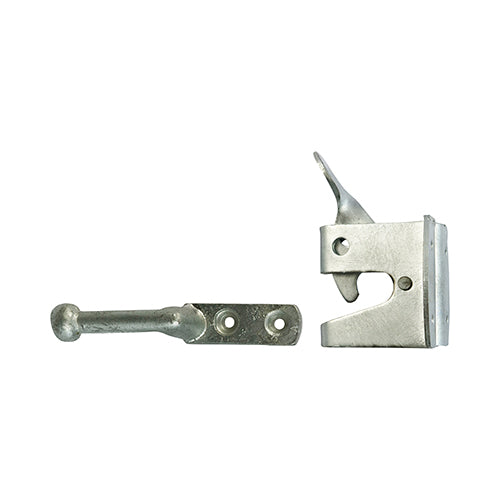 This is an image showing TIMCO Automatic Gate Latch - Hot Dipped Galvanised - 2" - 1 Each TIMbag available from T.H Wiggans Ironmongery in Kendal, quick delivery at discounted prices.