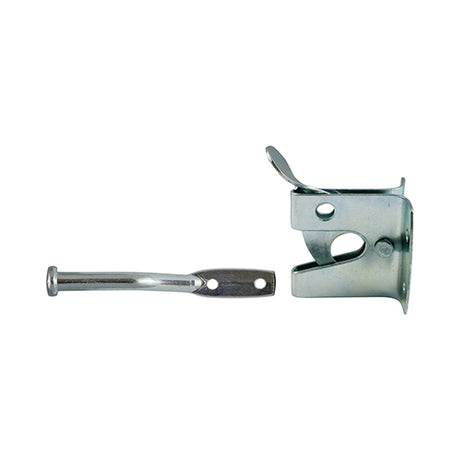 This is an image showing TIMCO Automatic Gate Latch - Zinc - 2" - 1 Each TIMbag available from T.H Wiggans Ironmongery in Kendal, quick delivery at discounted prices.