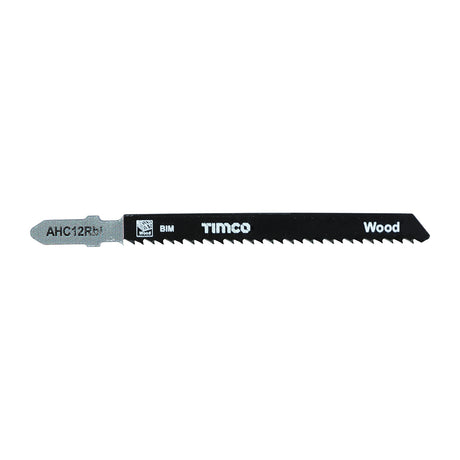 This is an image showing TIMCO Jigsaw Blades - Wood Cutting - Bi-Metal Blades - T101BRF - 5 Pieces Pack available from T.H Wiggans Ironmongery in Kendal, quick delivery at discounted prices.
