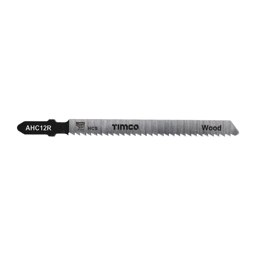 This is an image showing TIMCO Jigsaw Blades - Wood Cutting - HCS Blades - T101BR - 5 Pieces Pack available from T.H Wiggans Ironmongery in Kendal, quick delivery at discounted prices.
