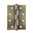 This is an image of Atlantic Ball Bearing Hinges Grade 11 Fire Rated 4" x 3" x 2.5mm - Antique Brass available to order from T.H Wiggans Architectural Ironmongery in Kendal.