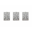 This is an image of Atlantic Ball Bearing Hinges Grade 11 Fire Rated 4" x 3" x 2.5mm set of 3 - Sati available to order from T.H Wiggans Architectural Ironmongery in Kendal