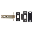 This is an image of Atlantic Heavy Duty Bolt Through Tubular Latch 3" - Black Nickel available to order from T.H Wiggans Architectural Ironmongery in Kendal.