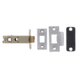 This is an image of Atlantic Heavy Duty Bolt Through Tubular Latch 3" - Satin Chrome available to order from T.H Wiggans Architectural Ironmongery in Kendal.