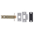 This is an image of Atlantic Heavy Duty Bolt Through Tubular Latch 4" - Satin Chrome available to order from T.H Wiggans Architectural Ironmongery in Kendal.