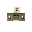 This is an image of Atlantic Fire-Rated CE Marked Bolt Through Tubular Latch 3" - Matt Antique Brass available to order from T.H Wiggans Architectural Ironmongery in Kendal.