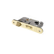 This is an image of Atlantic Euro Radius Corner Sashlock [CE] 2.5" - Polished Brass available to order from T.H Wiggans Architectural Ironmongery in Kendal.