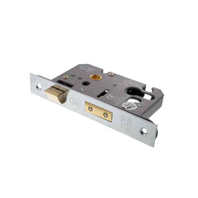 This is an image of Atlantic Euro Sashlock [CE] 2.5" - Satin Chrome available to order from T.H Wiggans Architectural Ironmongery in Kendal.