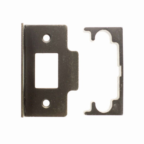 This is an image of Atlantic Rebate Kit to suit CE Tubular Latch - Distressed Silver available to order from T.H Wiggans Architectural Ironmongery in Kendal.