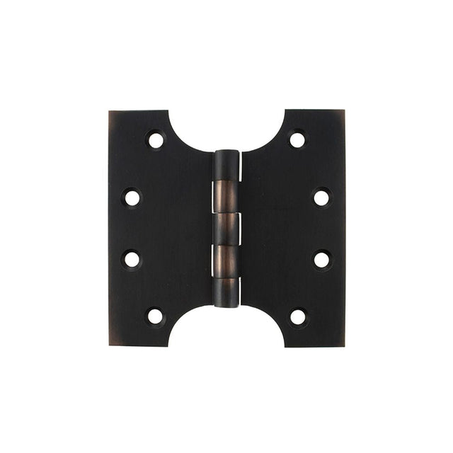 This is an image of Atlantic (Solid Brass) Parliament Hinges 4" x 2" x 4mm - Antique Copper available to order from T.H Wiggans Architectural Ironmongery in Kendal.