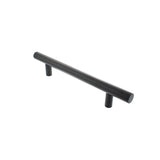 This is an image of Atlantic T Bar Pull Handle [Bolt Through] 450mm x 32mm - Matt Black available to order from Trade Door Handles.