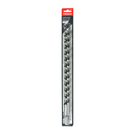 This is an image showing TIMCO Professional Masonry Bit - 25.0 x 400 - 1 Each Blister Pack available from T.H Wiggans Ironmongery in Kendal, quick delivery at discounted prices.