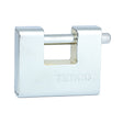 This is an image showing TIMCO Armoured Rectangular Padlock - 90mm - 1 Each Blister Pack available from T.H Wiggans Ironmongery in Kendal, quick delivery at discounted prices.