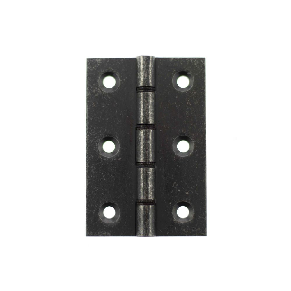 This is an image of Atlantic Washered Hinges 3" x 2" x 2.2mm - Distressed Silver available to order from T.H Wiggans Architectural Ironmongery in Kendal.