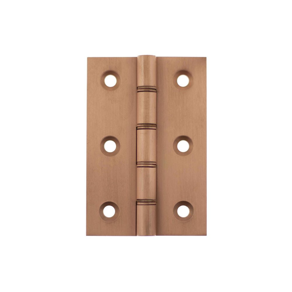 This is an image of Atlantic Washered Hinges 3" x 2" x 2.2mm - Urban Satin Copper available to order from T.H Wiggans Architectural Ironmongery in Kendal.