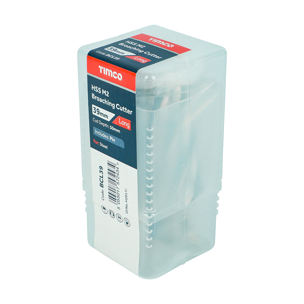 This is an image showing TIMCO Broaching Cutter - Long - 39 x 50 - 1 Each Tube available from T.H Wiggans Ironmongery in Kendal, quick delivery at discounted prices.