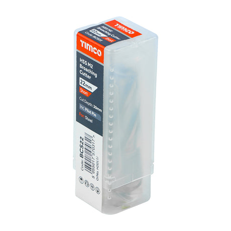 This is an image showing TIMCO Broaching Cutter - Short - 22 x 30 - 1 Each Tube available from T.H Wiggans Ironmongery in Kendal, quick delivery at discounted prices.