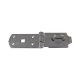 This is an image showing TIMCO Secure Bolt On Hasp & Staple - Heavy Duty - Hot Dipped Galvanised - 10" - 1 Each Plain Bag available from T.H Wiggans Ironmongery in Kendal, quick delivery at discounted prices.