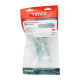 This is an image showing TIMCO Secure Bolt On Hasp & Staple - Heavy Duty - Hot Dipped Galvanised - 10" - 1 Each TIMbag available from T.H Wiggans Ironmongery in Kendal, quick delivery at discounted prices.
