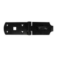 This is an image showing TIMCO Secure Bolt On Hasp & Staple - Heavy Duty - Black - 8" - 1 Each Plain Bag available from T.H Wiggans Ironmongery in Kendal, quick delivery at discounted prices.