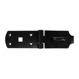 This is an image showing TIMCO Secure Bolt On Hasp & Staple - Heavy Duty - Black - 8" - 1 Each Plain Bag available from T.H Wiggans Ironmongery in Kendal, quick delivery at discounted prices.