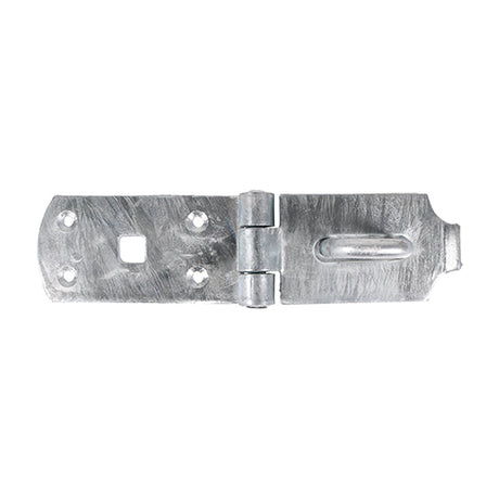 This is an image showing TIMCO Secure Bolt On Hasp & Staple - Heavy Duty - Hot Dipped Galvanised - 8" - 1 Each Plain Bag available from T.H Wiggans Ironmongery in Kendal, quick delivery at discounted prices.