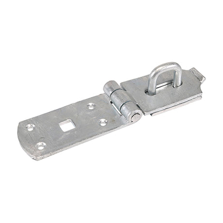 This is an image showing TIMCO Secure Bolt On Hasp & Staple - Heavy Duty - Hot Dipped Galvanised - 8" - 1 Each Plain Bag available from T.H Wiggans Ironmongery in Kendal, quick delivery at discounted prices.