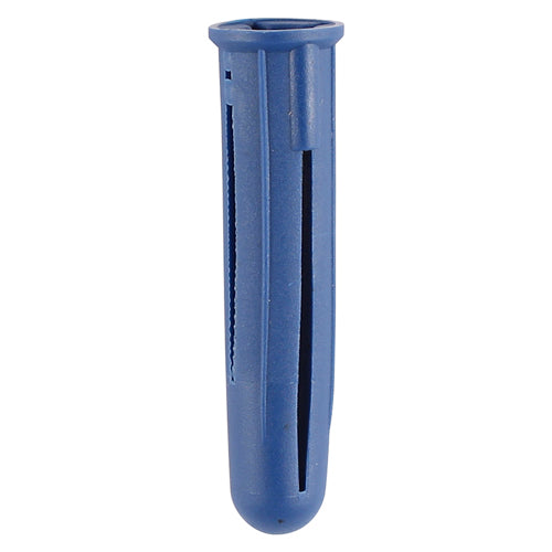 This is an image showing TIMCO Plastic Plugs - Blue - 48mm - 10 Pieces TIMpac available from T.H Wiggans Ironmongery in Kendal, quick delivery at discounted prices.