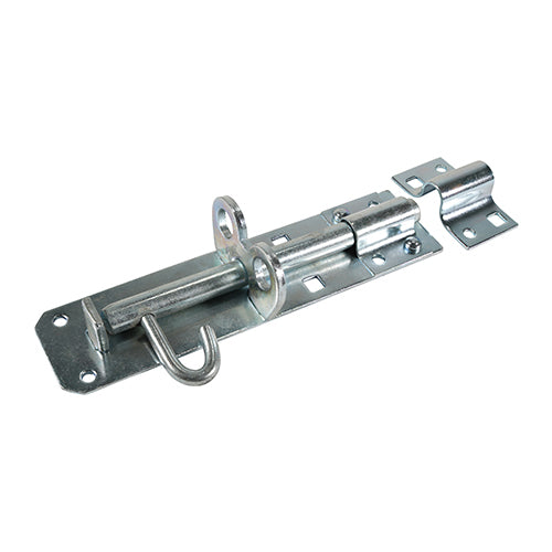 This is an image showing TIMCO Brenton Padbolt - Zinc - 8" - 1 Each TIMbag available from T.H Wiggans Ironmongery in Kendal, quick delivery at discounted prices.