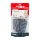 This is an image showing TIMCO Round Wire Nails - Bright - 100 x 4.50 - 1 Kilograms TIMbag available from T.H Wiggans Ironmongery in Kendal, quick delivery at discounted prices.