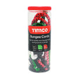 This is an image showing TIMCO Bungee Cords - Mixed Pack - 8pcs - 8 Pieces Tube available from T.H Wiggans Ironmongery in Kendal, quick delivery at discounted prices.