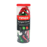 This is an image showing TIMCO Bungee Cords - Mixed Pack - 8pcs - 8 Pieces Tube available from T.H Wiggans Ironmongery in Kendal, quick delivery at discounted prices.