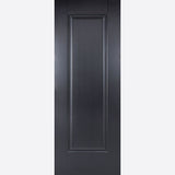 This is an image showing LPD - Eindhoven Primed Plus Black Doors 762 x 1981 available from T.H Wiggans Ironmongery in Kendal, quick delivery at discounted prices.