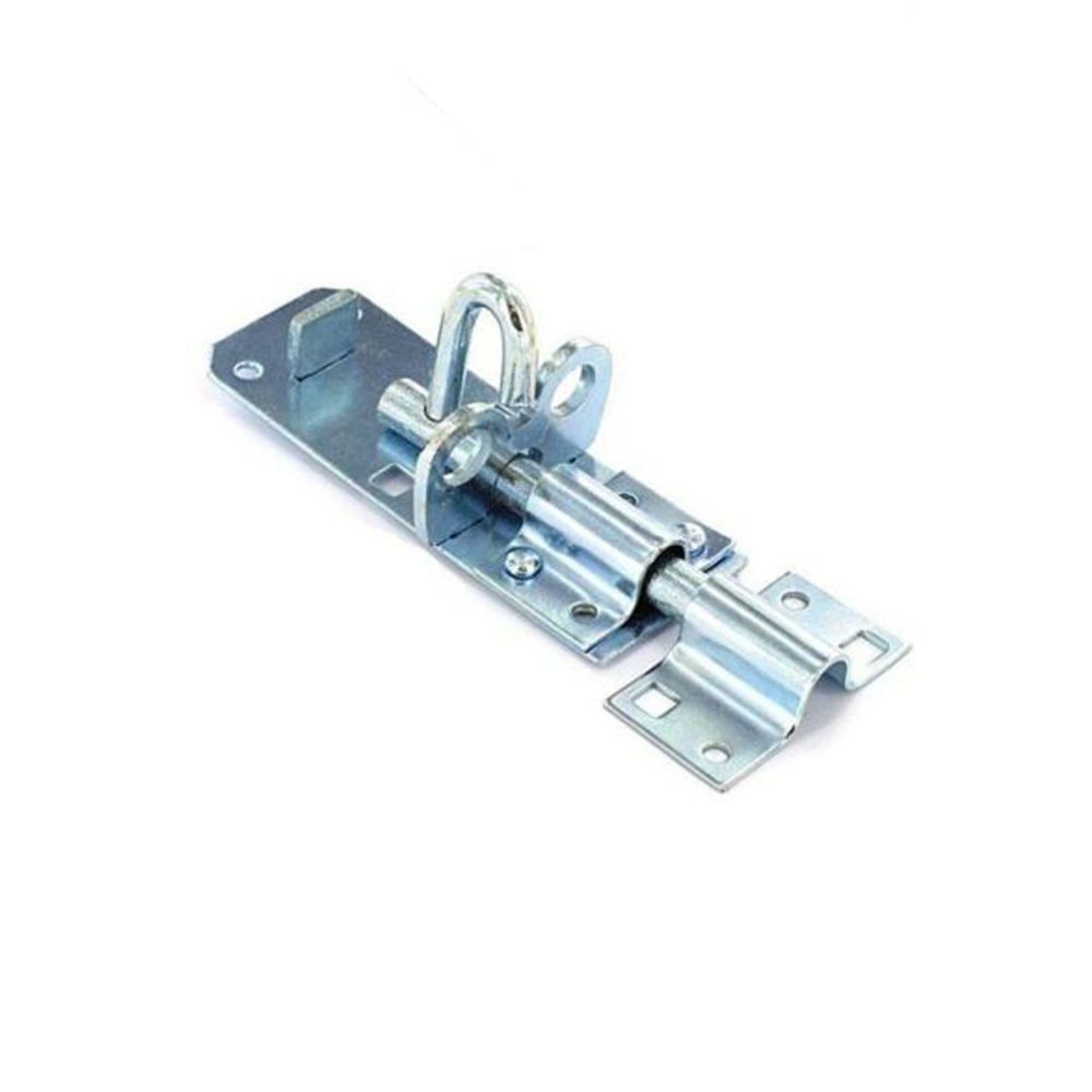 This is an image of Spira Brass - Iron Brenton Bolt 6" Zinc available to order from T.H Wiggans Architectural Ironmongery in Kendal, quick delivery and discounted prices.