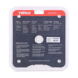 This is an image showing TIMCO Circular Saw Blade - Fine Trim/Finishing - Extra Fine - 184 x 30 x 60T - 1 Each Clamshell available from T.H Wiggans Ironmongery in Kendal, quick delivery at discounted prices.