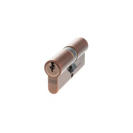 This is an image of AGB Euro Profile 5 Pin Double Cylinder 35-35mm (70mm) - Copper available to order from T.H Wiggans Architectural Ironmongery in Kendal.