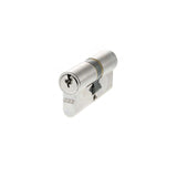 This is an image of AGB Euro Profile 5 Pin Double Cylinder 30-30mm (60mm) - Polished Chrome available to order from T.H Wiggans Architectural Ironmongery in Kendal.