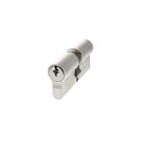 This is an image of AGB Euro Profile 5 Pin Double Cylinder 35-35mm (70mm) - Satin Chrome available to order from T.H Wiggans Architectural Ironmongery in Kendal.