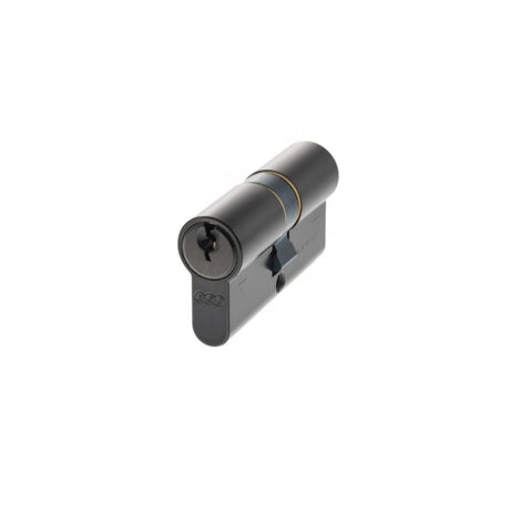 This is an image of AGB Euro Profile 5 Pin Double Cylinder Keyed Alike 30-30mm (60mm) - Matt Black available to order from T.H Wiggans Architectural Ironmongery in Kendal.
