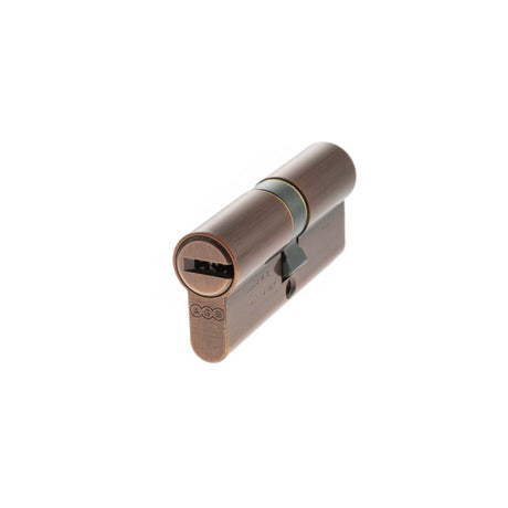 This is an image of AGB Euro Profile 15 Pin Double Cylinder 35-35mm (70mm) - Copper available to order from T.H Wiggans Architectural Ironmongery in Kendal.
