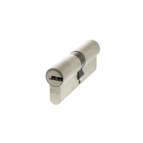 This is an image of AGB Euro Profile 15 Pin Double Cylinder 40-40mm (80mm) - Satin Nickel available to order from T.H Wiggans Architectural Ironmongery in Kendal.