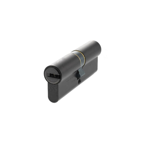 This is an image of AGB Euro Profile 15 Pin Double Cylinder 40-40mm (80mm) - Matt Black available to order from T.H Wiggans Architectural Ironmongery in Kendal.