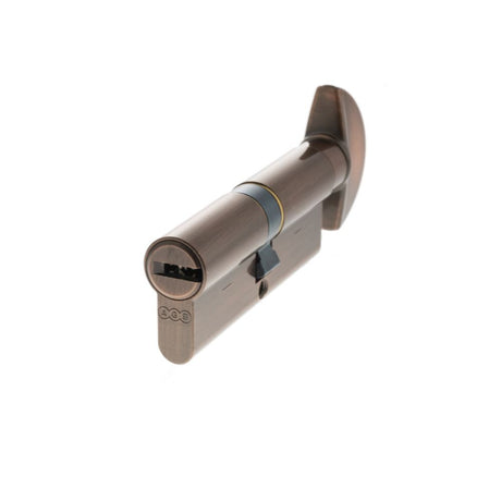 This is an image of AGB Euro Profile 15 Pin Cylinder Key to Turn 40-40mm (80mm) - Copper available to order from T.H Wiggans Architectural Ironmongery in Kendal.