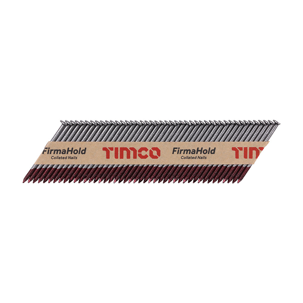 This is an image showing TIMCO FirmaHold Collated Clipped Head Nails - Trade Pack - Ring Shank - Bright - 2.8 x 50 - 3300 Pieces Box available from T.H Wiggans Ironmongery in Kendal, quick delivery at discounted prices.
