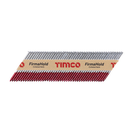This is an image showing TIMCO FirmaHold Collated Clipped Head Nails - Trade Pack - Ring Shank - FirmaGalv + - 3.1 x 63 - 3300 Pieces Box available from T.H Wiggans Ironmongery in Kendal, quick delivery at discounted prices.