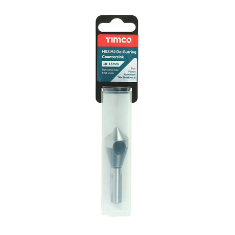 This is an image showing TIMCO De-Burring Countersink - 10-15mm - 1 Each Tube available from T.H Wiggans Ironmongery in Kendal, quick delivery at discounted prices.