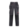 This is an image showing TIMCO Craftsman Trousers - Grey/Black - W36 L32 - 1 Each Bag available from T.H Wiggans Ironmongery in Kendal, quick delivery at discounted prices.