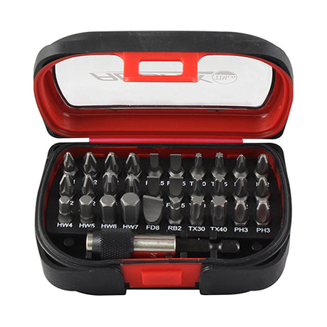 This is an image showing TIMCO Mixed S2 Driver Bit Set - 31pcs - 31 Pieces Case available from T.H Wiggans Ironmongery in Kendal, quick delivery at discounted prices.