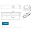 This is an image of Eurospec - Door Closer Template Power size 2-4 Cover Packs inc. Brackets and Fix available to order from T.H Wiggans Architectural Ironmongery in Kendal, quick delivery and discounted prices.