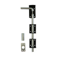 This is an image showing TIMCO Garage Drop Down Bolt - Black - 12" - 1 Each TIMbag available from T.H Wiggans Ironmongery in Kendal, quick delivery at discounted prices.